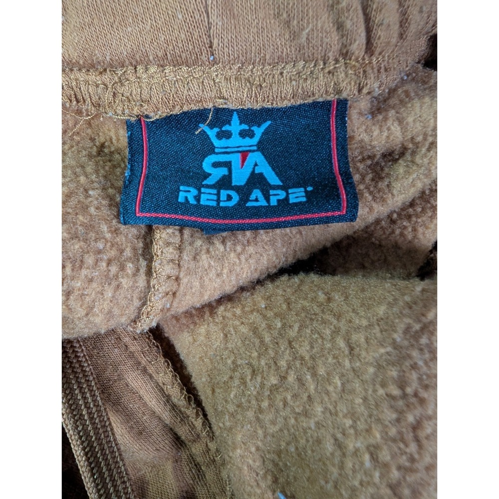Red Ape 2XL Track Suit Set Quilted Colorblock Bomber Jacket Joggers Y2K Style - Picture 16 of 16